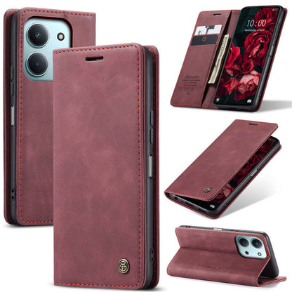 [FREE SHIPPING] CASEME RETRO FLIP LEATHER CASE FOR REDMI 15C