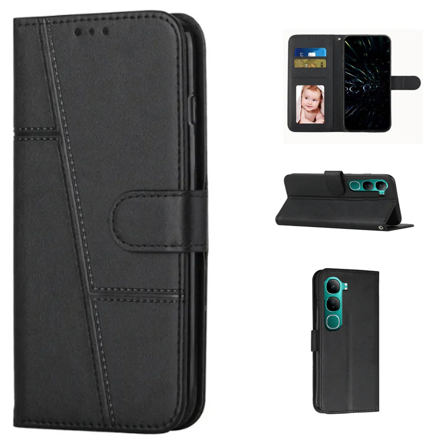 [FREE SHIPPING] BOOKLET CASE FOR VIVO Y200