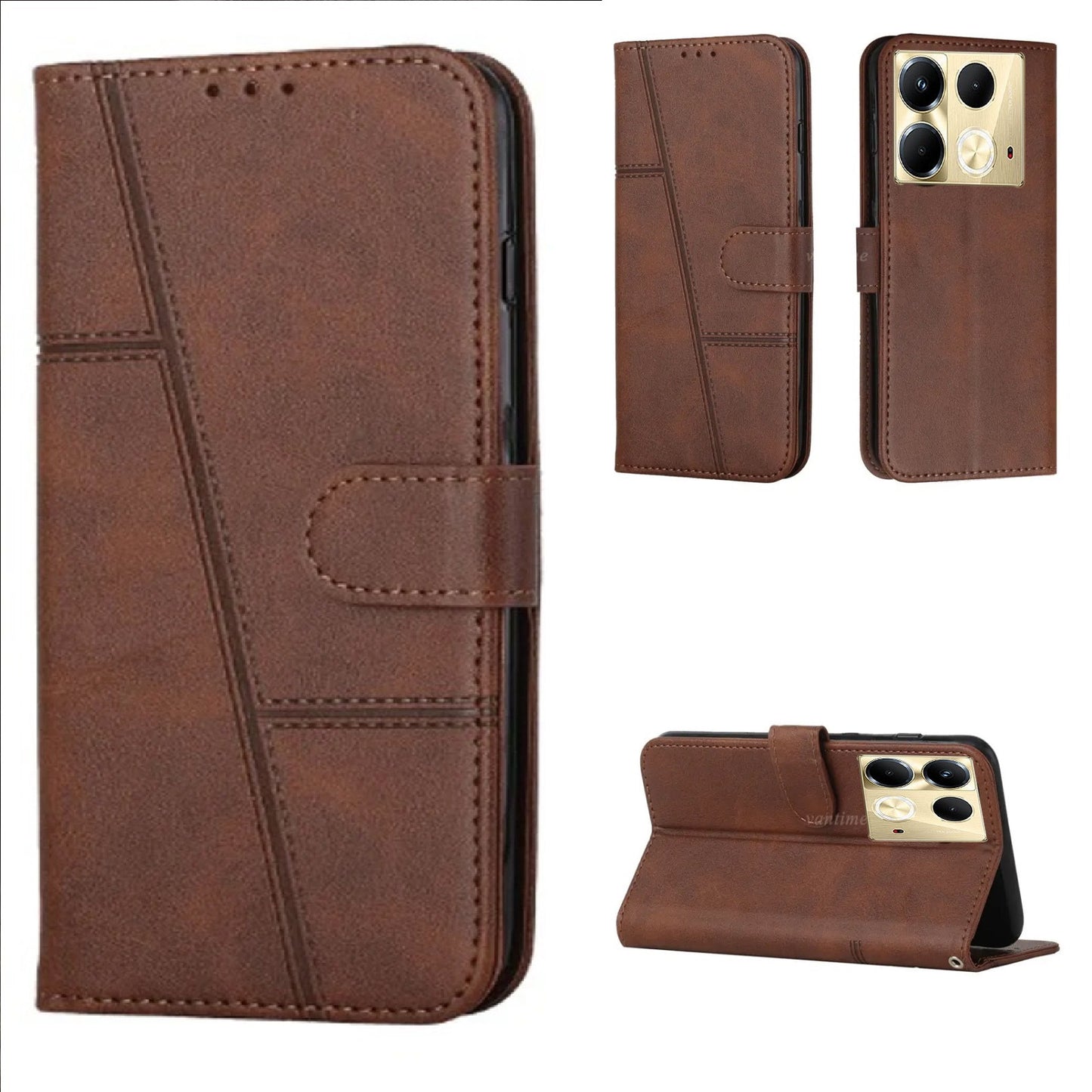 [FREE SHIPPING] BOOKLET LEATHER  CASE FOR INFININIX NOTE 40 4G