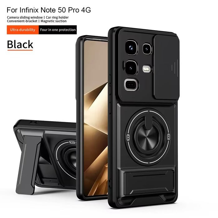 (Free Shipping ) Camera Guard Kickstand Case for Infinix Note 50