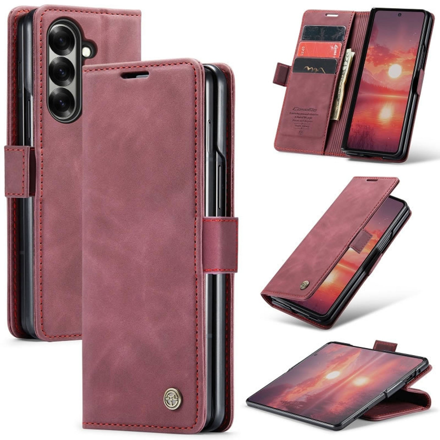 [FREE SHIPPING] CASEME RETRO FLIP LEATHER CASE FOR SAMSUNG Z FOLD 7