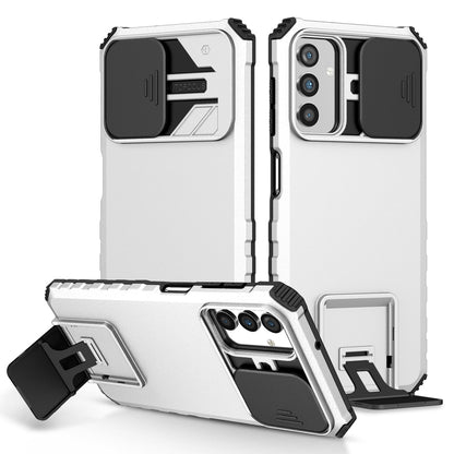 [ FREE SHIPPING] FOR SAMSUNG A55 PHONE CASE HARD SLIDING LENS PROTECT KICKSTAND BACK COVER