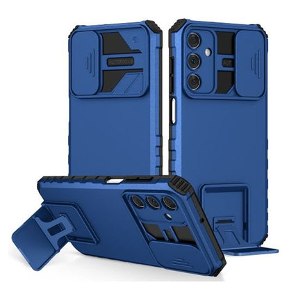 [ FREE SHIPPING] FOR SAMSUNG A55 PHONE CASE HARD SLIDING LENS PROTECT KICKSTAND BACK COVER