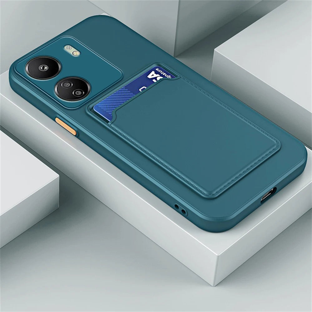 [FREE SHIPPING] CARD SLOT SHOCKPROOF CASE FOR Redmi NOTE 13C