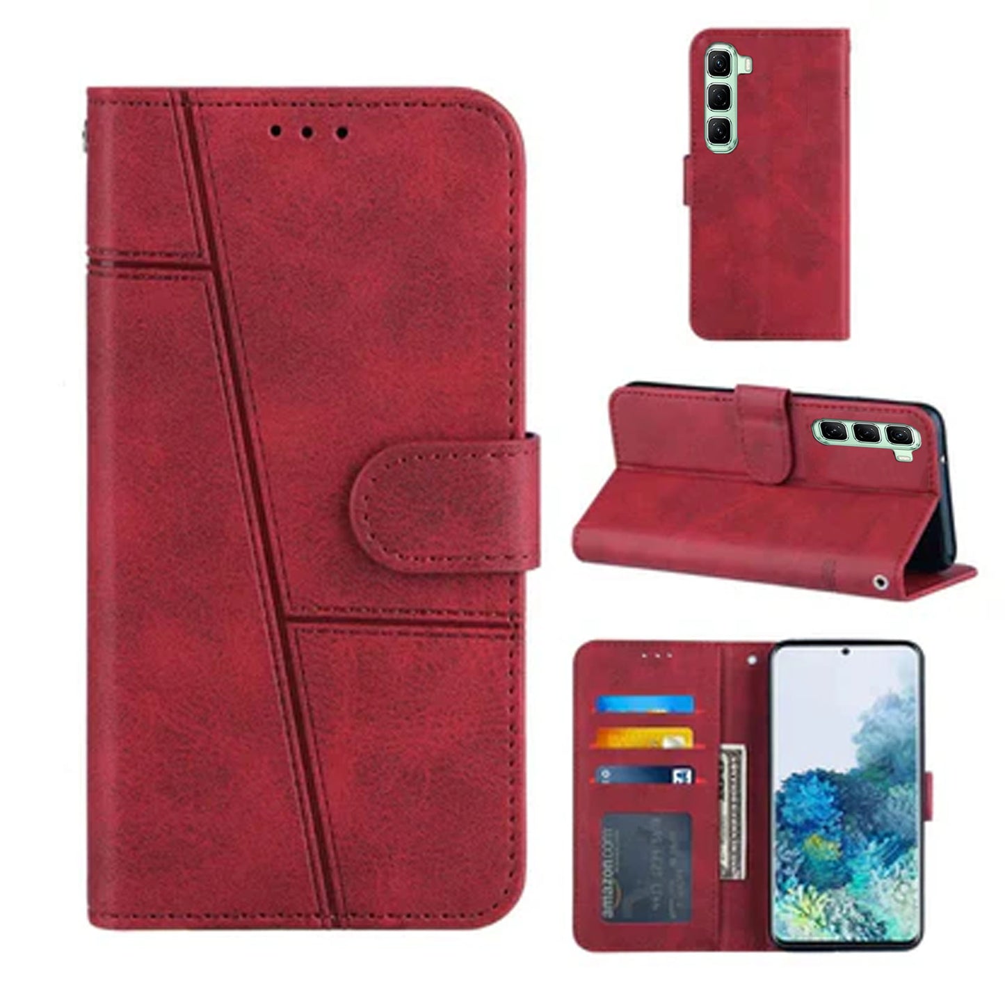 [FREE SHIPPING] BOOKLET LEATHER CASE FOR INFINIX HOT 70