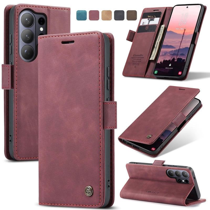 [FREE SHIPPING] CASEME FLIP LEATHER CASE WITH CARD SLOTS FOR SAMSUNG S26 ULTRA