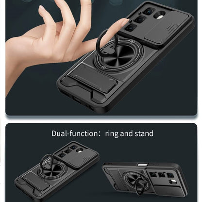(Free Shipping ) Camera Guard Kickstand Case for Infinix Hot 60 pro Plus