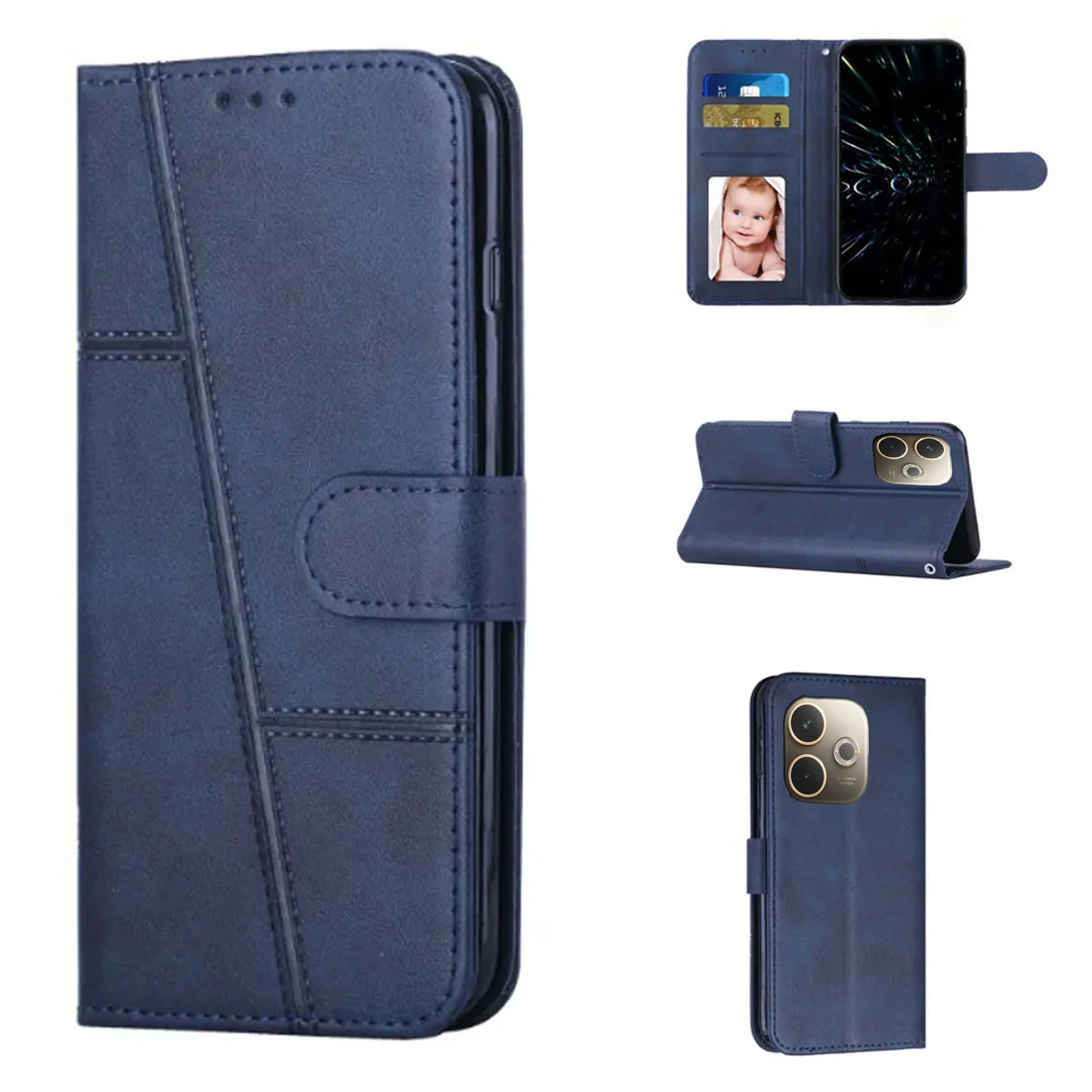 [FREE SHIPPING] BOOKLET CASE FOR OPPO A5 PRO