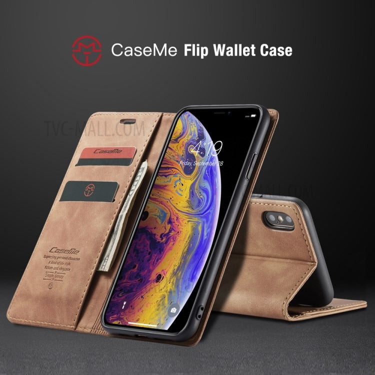 CASEME FLIP LEATHER CASE FOR IPHONE MODELS