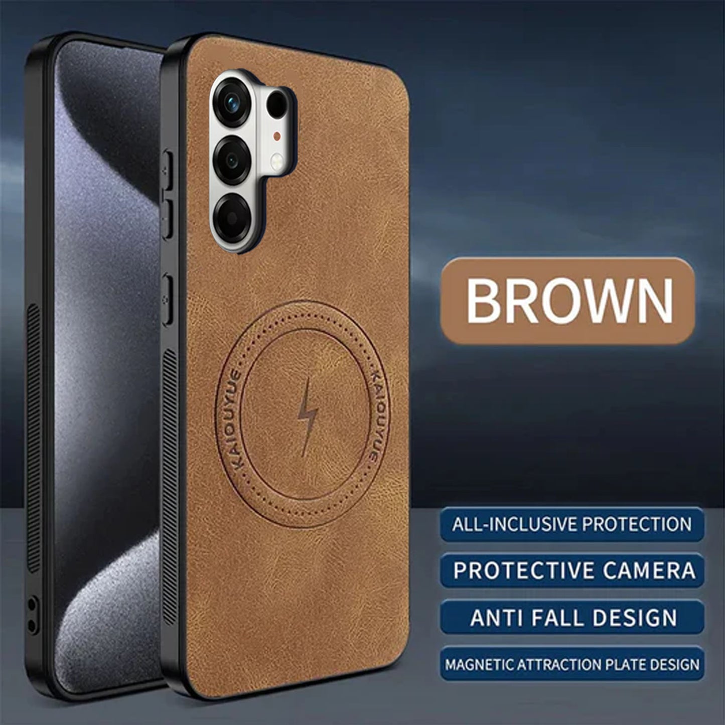 [FREE SHIPPING] SLIM MAGSAFE LEATHER CASE FOR TECNO CAMON 50 PRO