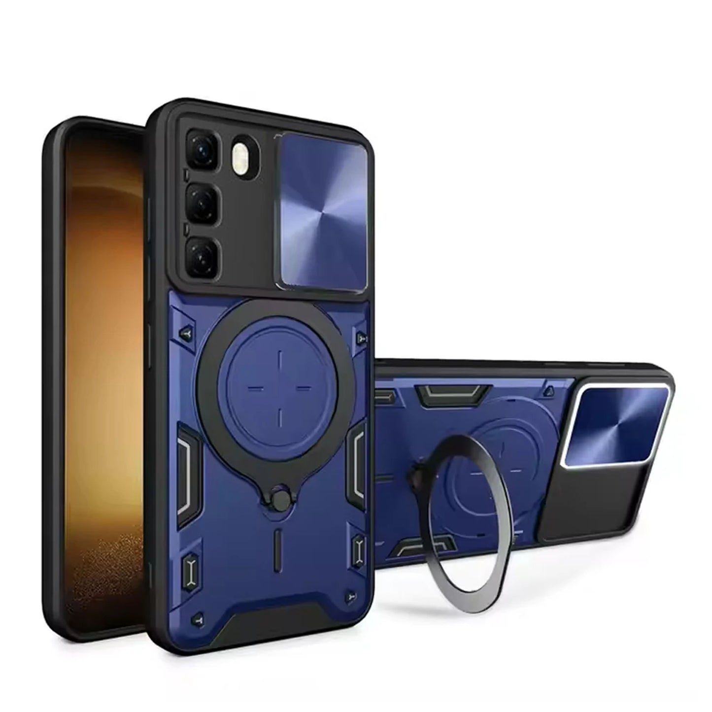 [FREE SHIPPING] METAL RING CASE FOR INFINIX HOT 60i