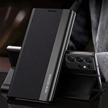 [FREE SHIPPING] CLASSIC BUSINESS FLIP CASE FOR SAMSUNG S23 ULTRA
