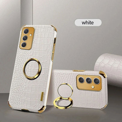 [FREE SHIPPING] Crocodile Pattern Leather Case For Samsung A17