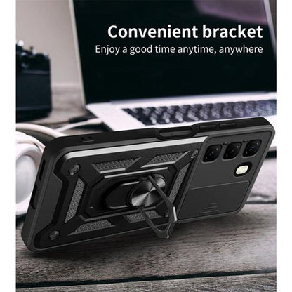 [FREE SHIPPING] ARMOR RING CASE FOR Infinix Hot 50i/Smart 9