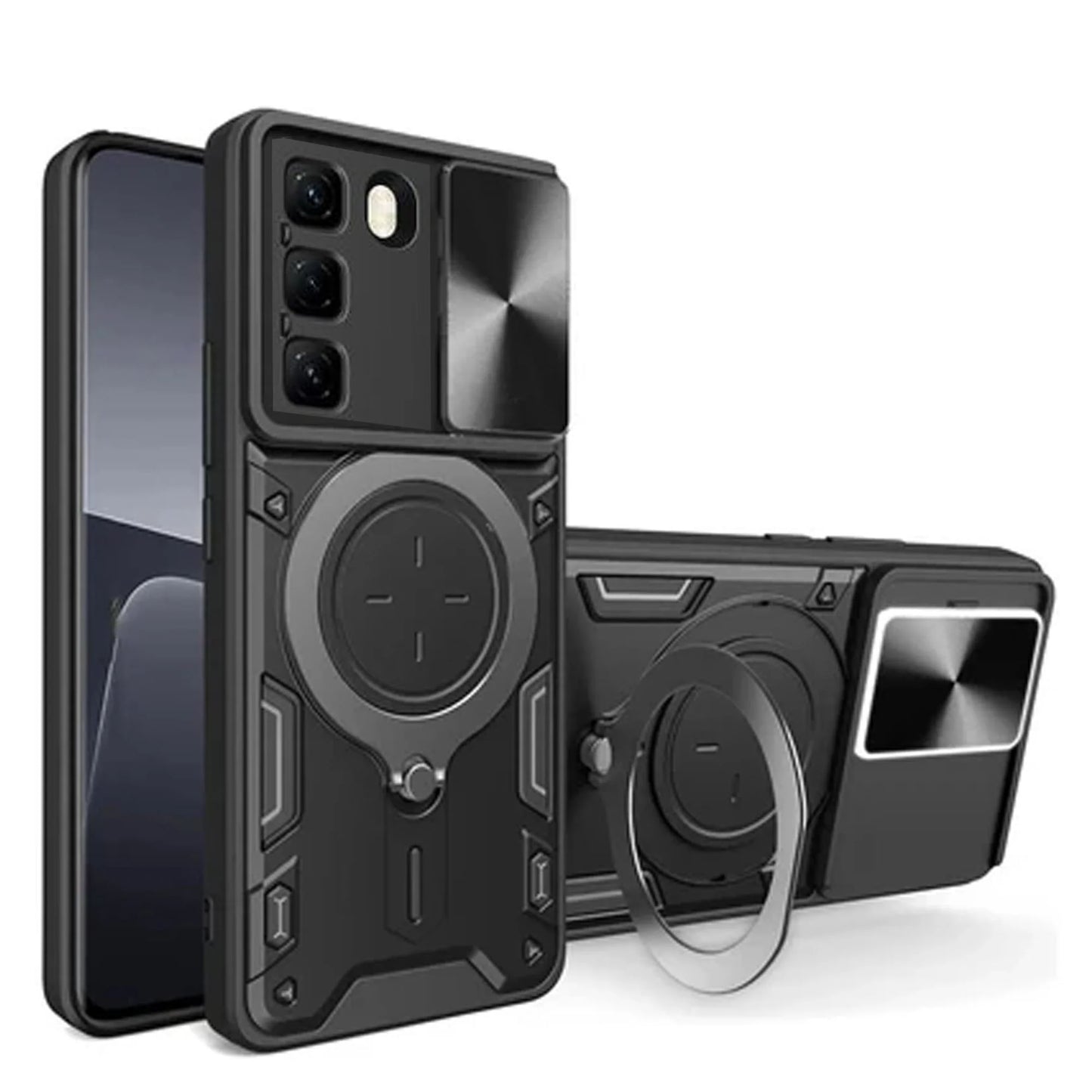 [FREE SHIPPING] METAL RING CASE FOR INFINIX HOT 60i
