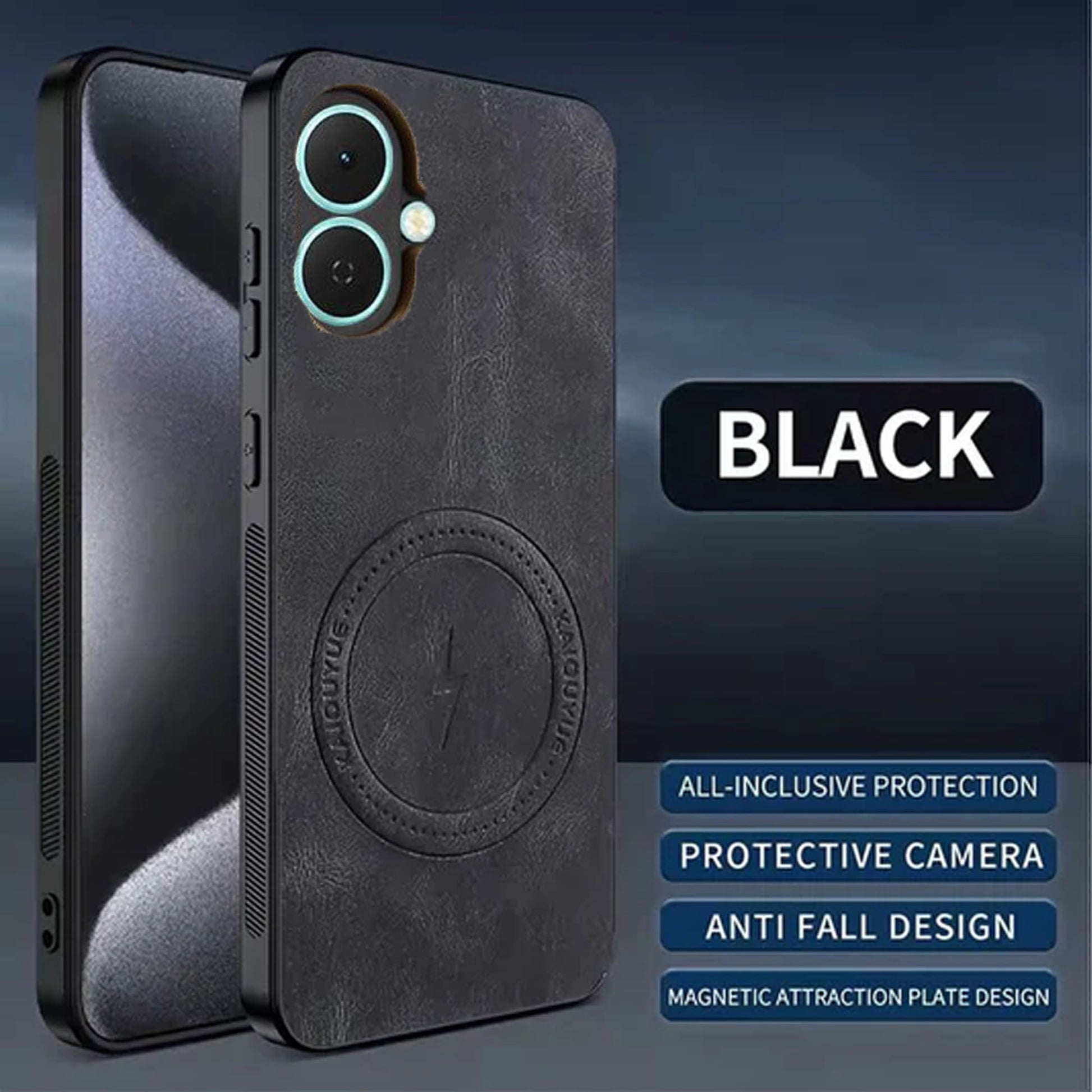 [FREE SHIPPING] SLIM MAGSAFE LEATHER CASE FOR TECNO SPARK GO 2