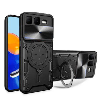 FREE SHIPPING] METAL RING CASE FOR INFINIX SMART 10 PLUS