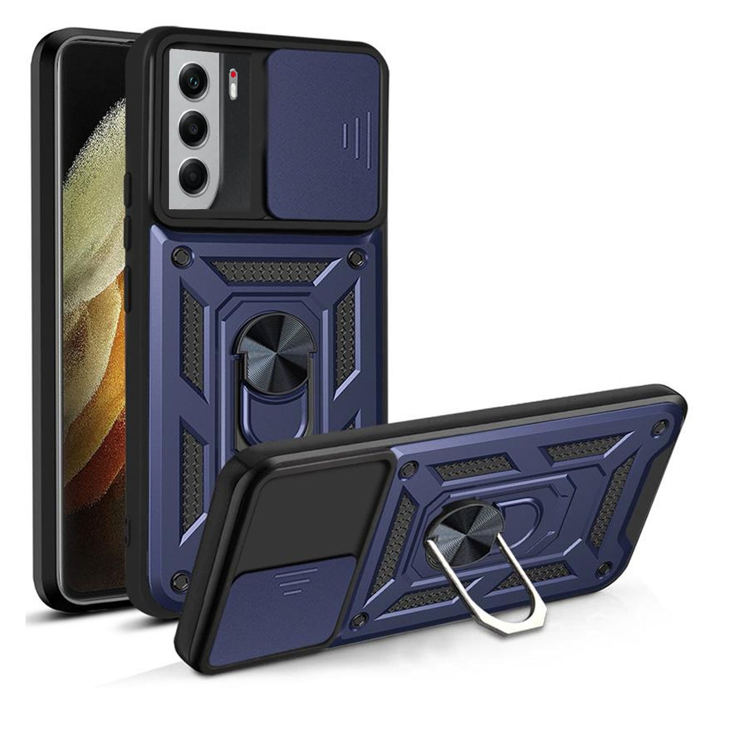 [FREE SHIPPING] ARMOR RING CASE FOR TECNO CAMON 40/40 PRO