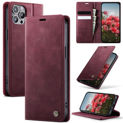 [ FREE SHIPPING] CaseMe Retro Leather Case For Iphone 12 Pro Max Book Style Flip Wallet Magnetic Cover Card Slots Case For Iphone 12 Pro Max