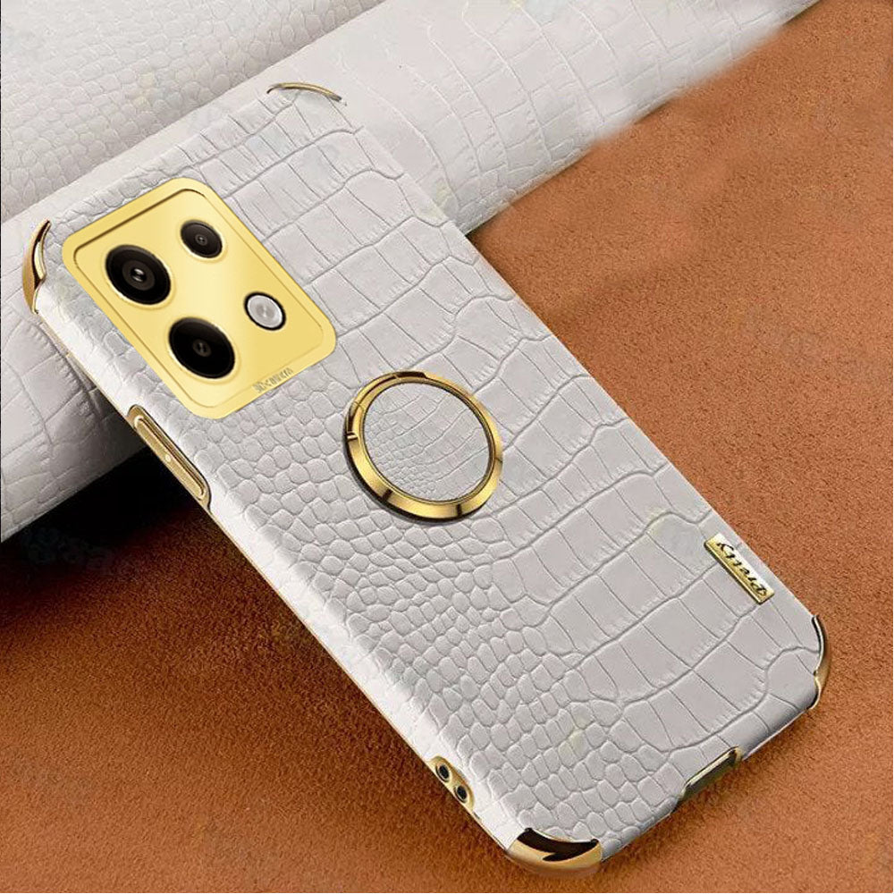 [ FREE SHIPPING] Crocodile Pattern Leather Case For Redmi Note 13 Pro