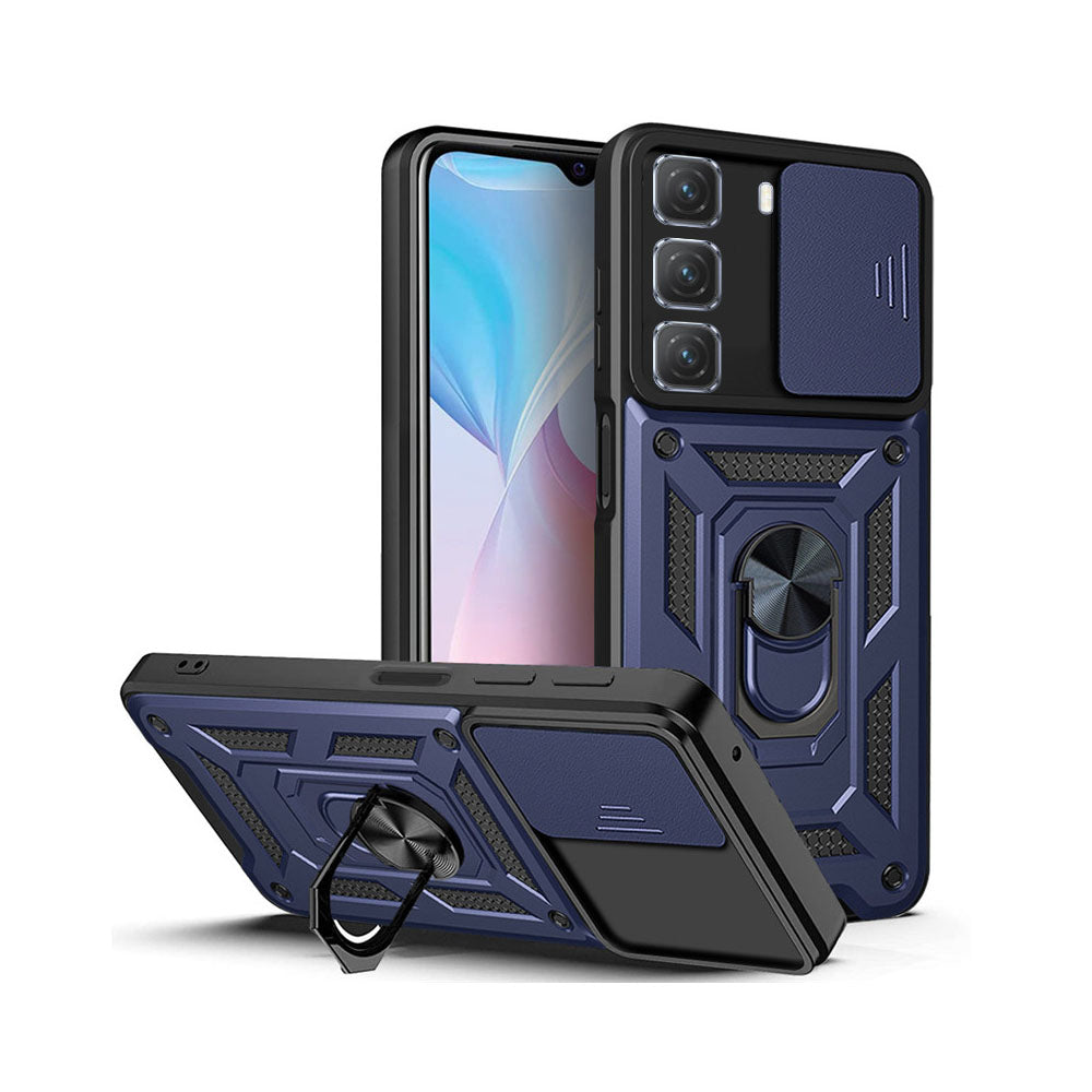 [FREE SHIPPING] ARMOR RING CASE FOR INFINIX HOT 50 PRO