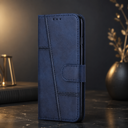 [FREE SHIPPING]BOOKLET LEATHER FLIP WALLET CASE FOR TECNO MODELS