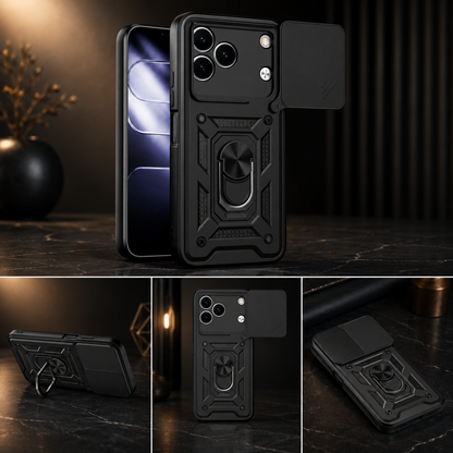 [FREE SHIPPING] ARMOR RING CASE FOR TECNO MODELS