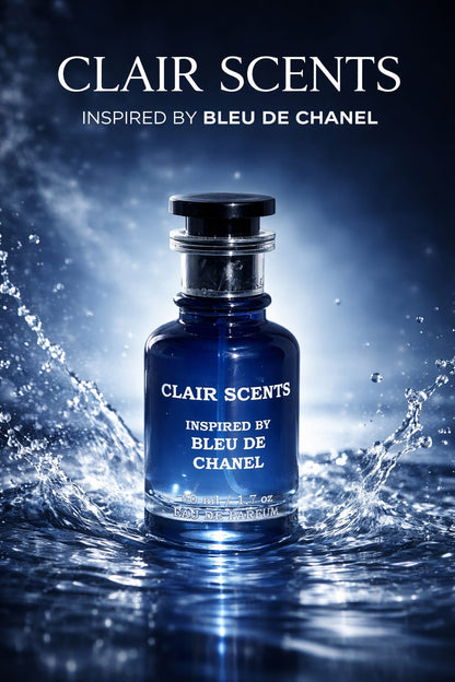 Clair Scents’ Midnight Bleu – Inspired Elegance of Bleu de Chanel