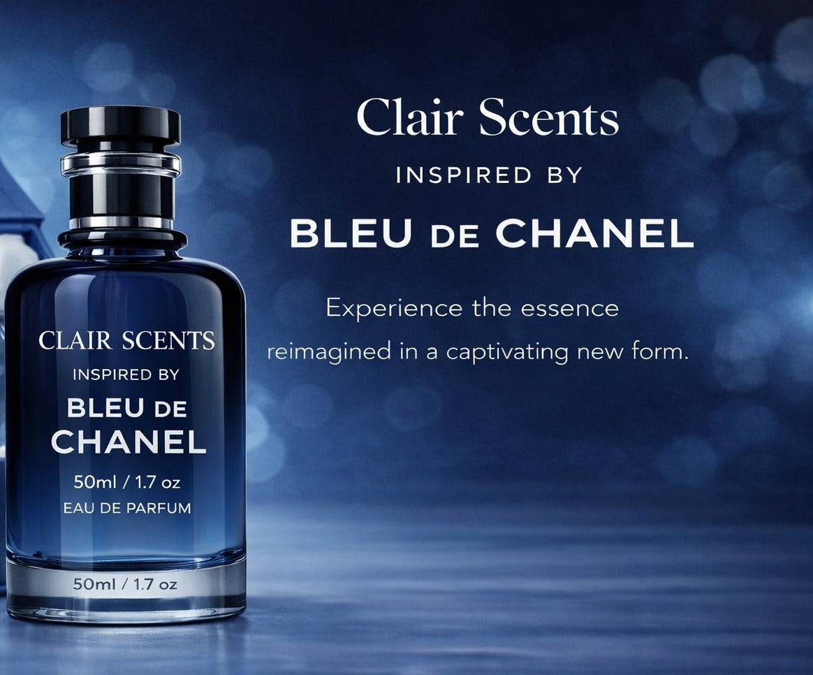 Clair Scents’ Midnight Bleu – Inspired Elegance of Bleu de Chanel