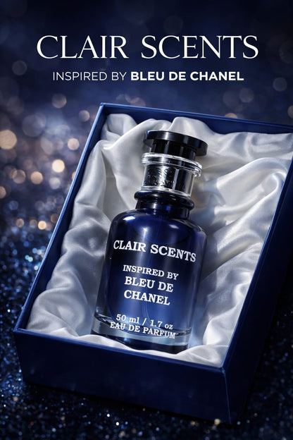 Clair Scents’ Midnight Bleu – Inspired Elegance of Bleu de Chanel