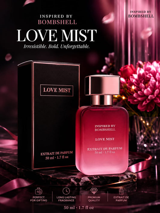 Clair Scents’ Love Mist – Inspired Essence of Bomb Shell