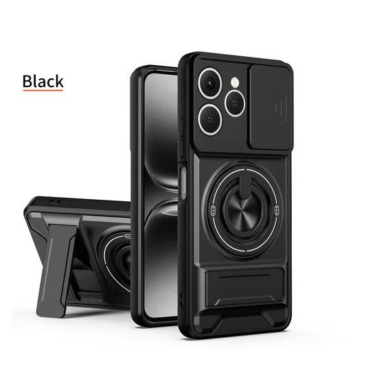 [FREE SHIPPING] CAMERA GUARD KICKSTAND CASE FOR ZTE NUBIA A36 / BLADE A76