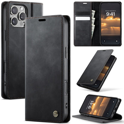 [FREE SHIPPING] CASEME RETRO FLIP LEATHER WALLET CASE FOR IPHONE 16 PRO