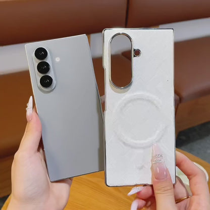 [FREE SHIPPING] ELECTROPLATED SILVER EDGE PHONE CASE FOR Z FOLD 4