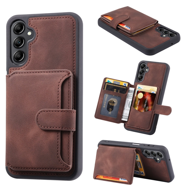 [FREE SHIPPING] BACK LEATHER CASE FOR SAMSUNG A55