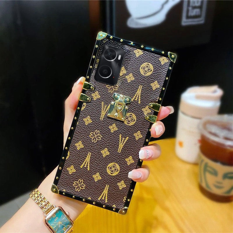 [ FREE SHIPPING] LV Monogram Canvas Square Trunk Design Case For Oppo A96