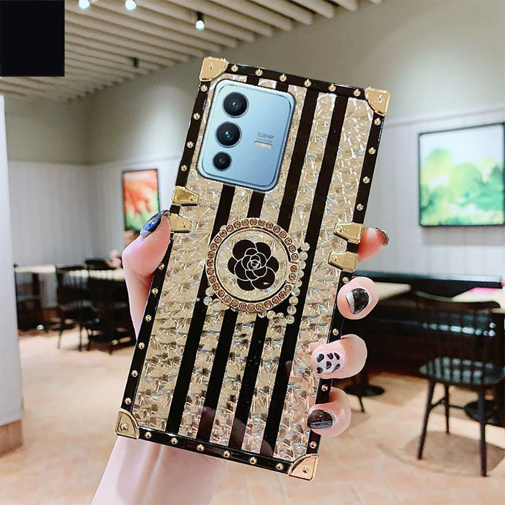 [ FREE SHIPPING] DIAMOND FASHION CASE WITH RING HOLDER FOR VIVO V23