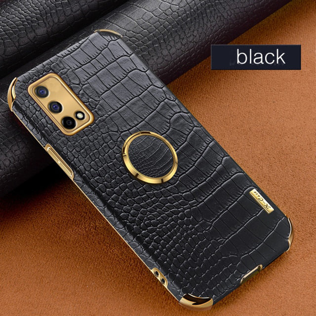 [ FREE SHIPPING] Crocodile Pattern Leather Case For Oppo A95