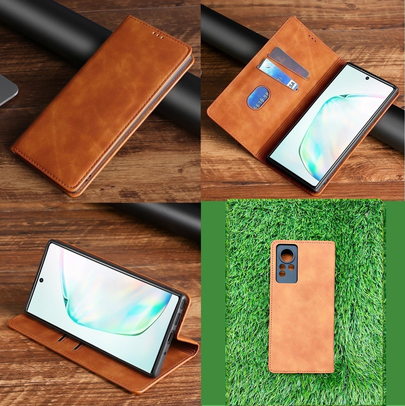 [FREE SHIPPING] Luxury Retro Stand Flip Leather Case For Infinix Note 11/Note 12 G88