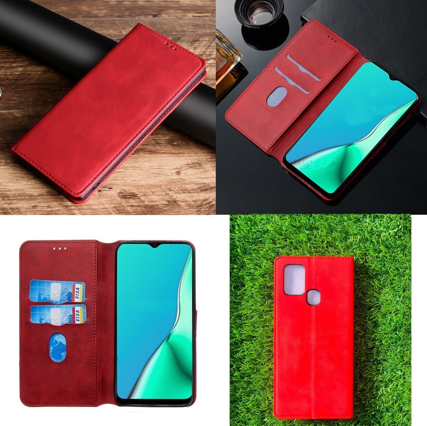 [FREE SHIPPING] Luxury Retro Stand Flip Leather Case For Samsung A21s