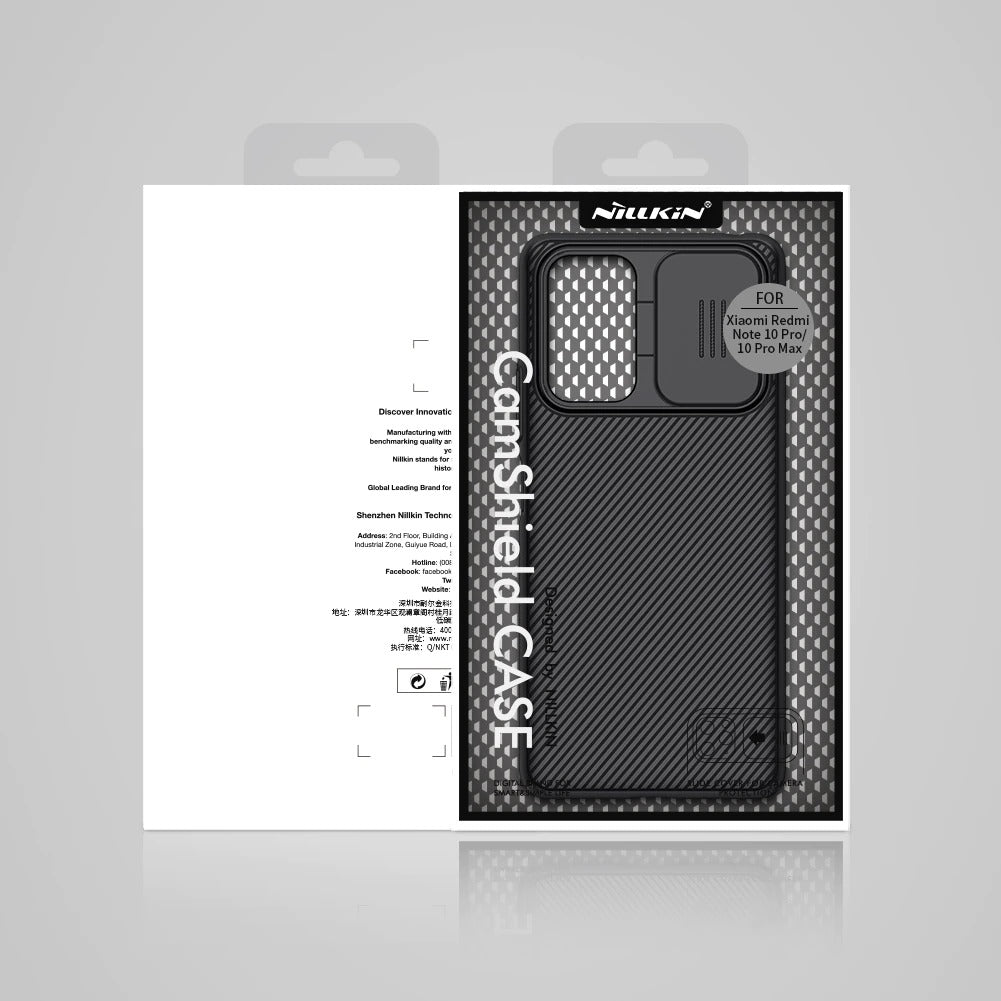 [FREE SHIPPING] Nillkin CamShield PC Casing For Xiaomi  Redmi Note 10 Pro Case Slide Camera Protect Privacy Back Cover Phone Case for  Redmi Note 10 Pro Case - Black