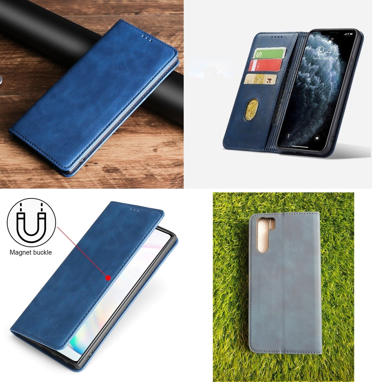 [FREE SHIPPING] Luxury Retro Stand Flip Leather Case For Oppo F15