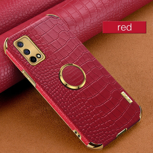 [ FREE SHIPPING] Crocodile Pattern Leather Case For Oppo F19
