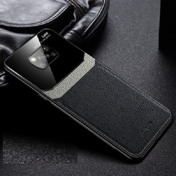 [ FREE SHIPPING] Luxury Slim Leather Case Lens Shockproof Back Cover for Xiaomi Poco X3
