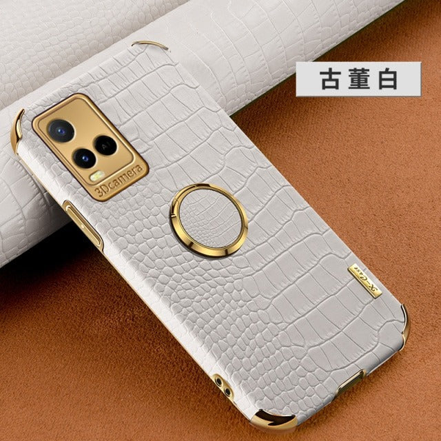 [ FREE SHIPPING] Crocodile Pattern Leather Case For Vivo Y21