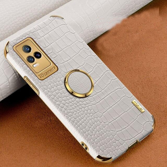 [ FREE SHIPPING] CROCODILE PATTERN LEATHER CASE FOR VIVO Y73