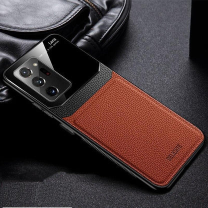 Leather Magnetic Phone Case For Note 20 Ultra Leather Cover
