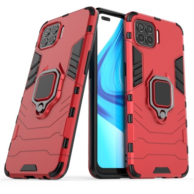 [FREE SHIPPING] Armor Shockproof (With Ring Holder) Full Protection Case For Oppo F17 Pro