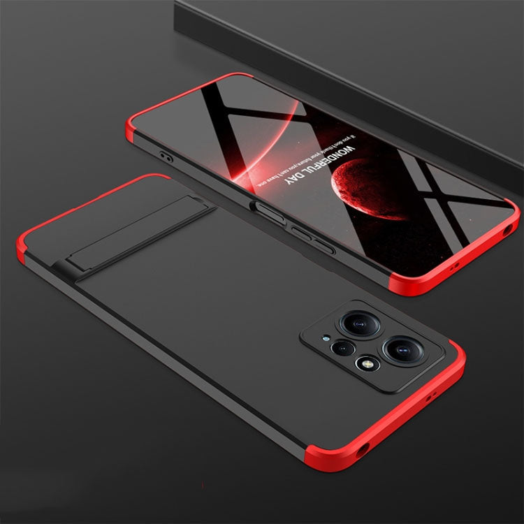 [ FREE SHIPPING] REDMI NOTE 12 (4G)- GKK ORIGINAL SHOCK PROOF FULL PROTECTION COVER 360 - RED & BLACK