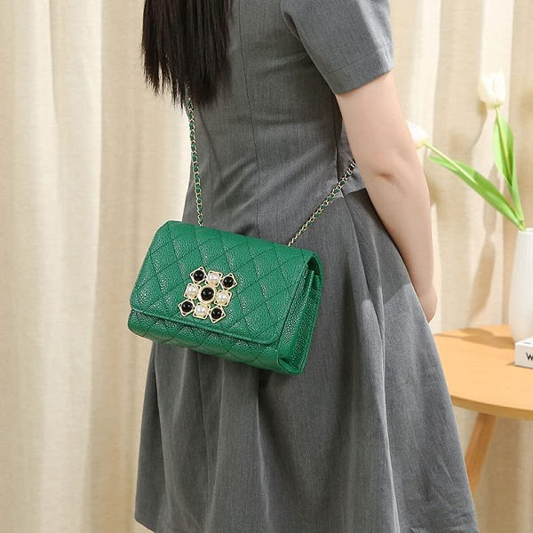 Pure Pearl Women's Handbag Leather Crossbody Bag PU Shoulder Bag Hand Bag